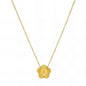 Gold "Flowers" Necklace – 18K Gold-Plated Stainless Steel, Hypoallergenic, Waterproof, Tarnish-Free, 41+5 cm Adjustable, Lobster Claw Closure
