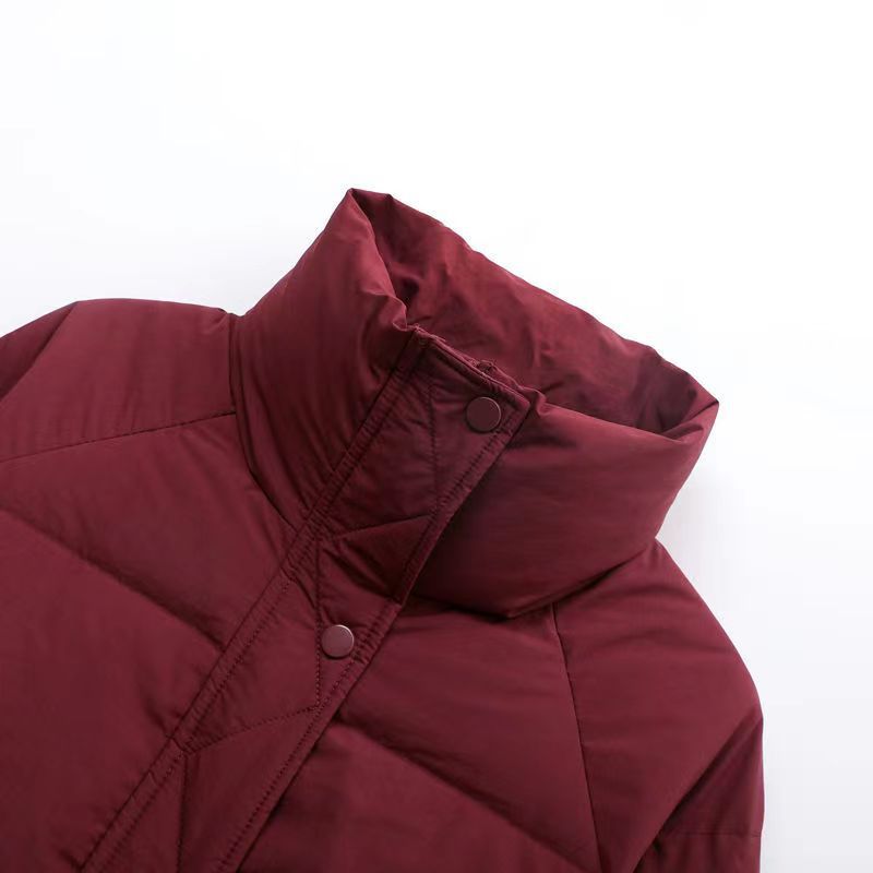 Women's Casual Solid Color Zipper Coat Cotton Clothes