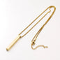PVD Coated 18K Gold Real Plated Geometric Customization Laser Engraving Stainless Steel Basic Modern Style Waterproof Non Tarnish 304 Pendant Necklace